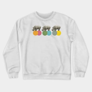 Rambling Rhinos Crewneck Sweatshirt